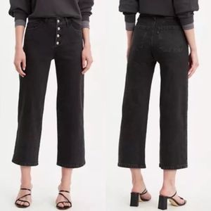 Levi's Mile High Cropped Wide Leg Women Size 24